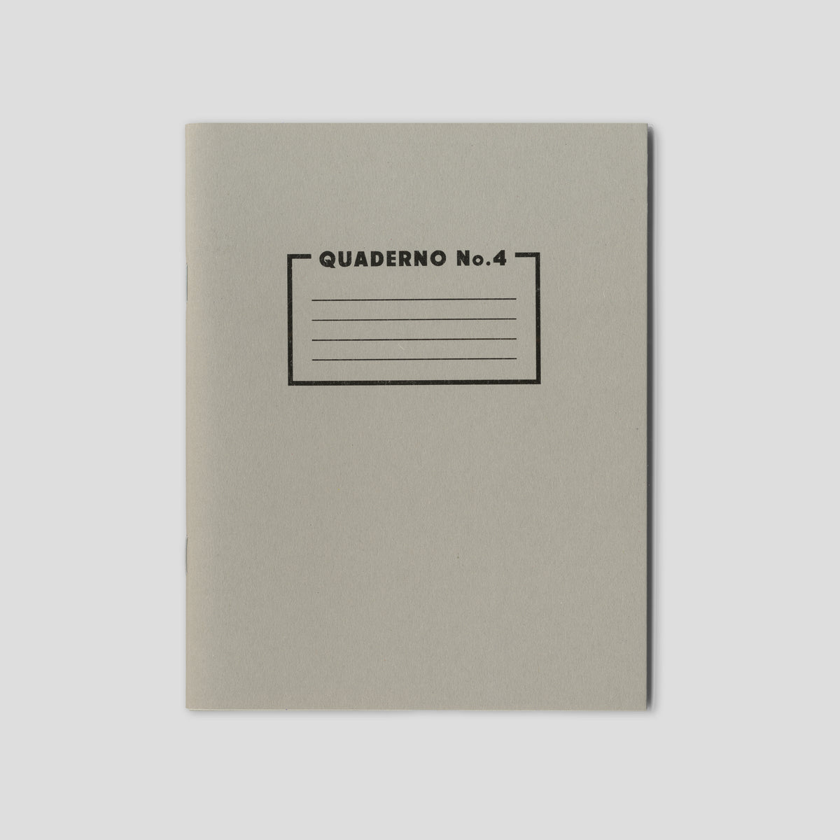 Quaderno No.4 - Ruled Lines Notebook
