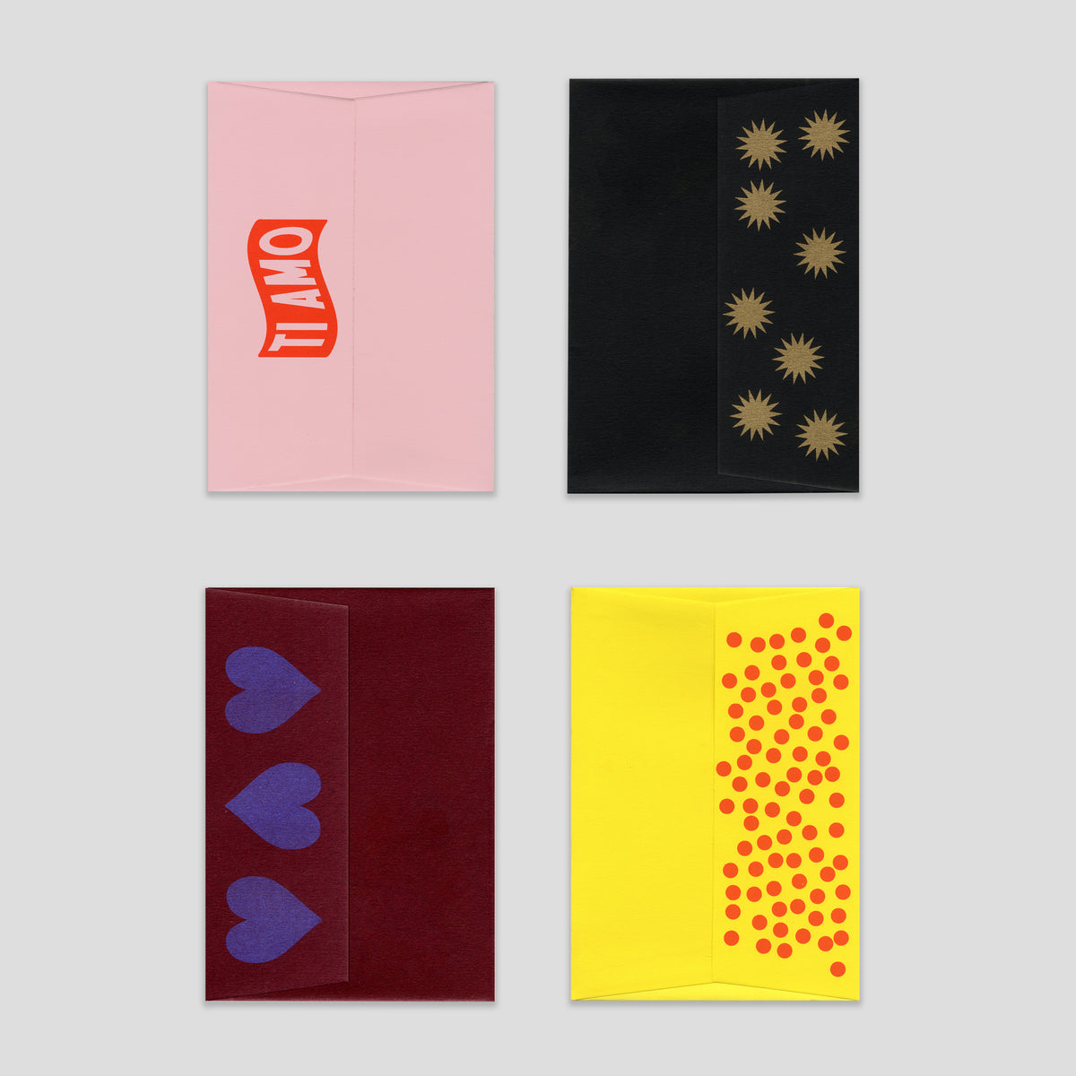 The LOVE Bundle - 4 Pack Luxury Card + Envelope Sets