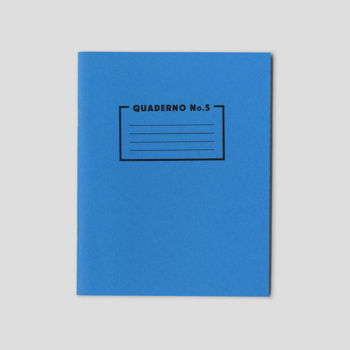 Quaderno No.5 - Bright Blue Notebook