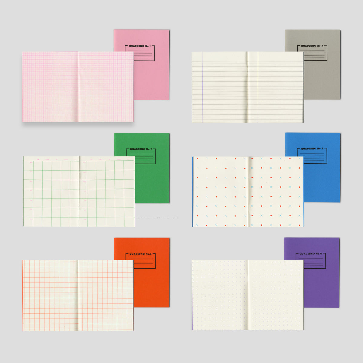 QUADERNO No.1-12 Bundle -  All 12 Quaderno Notebooks