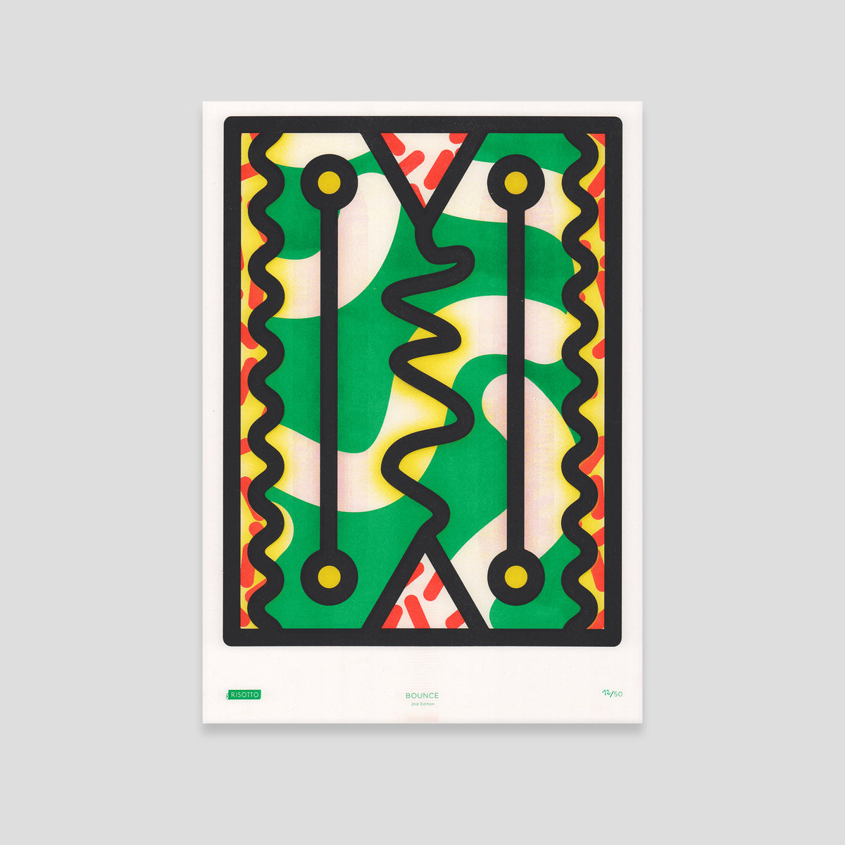 Bounce - Experiments Collection: Editioned A3 Print