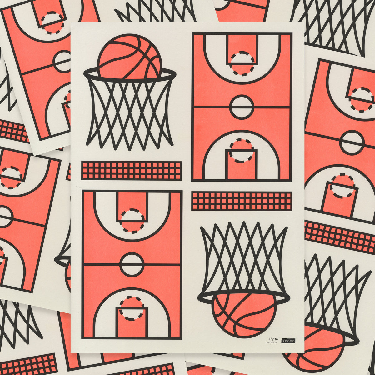 BASKET - Pop Collection: Editioned A3 Print