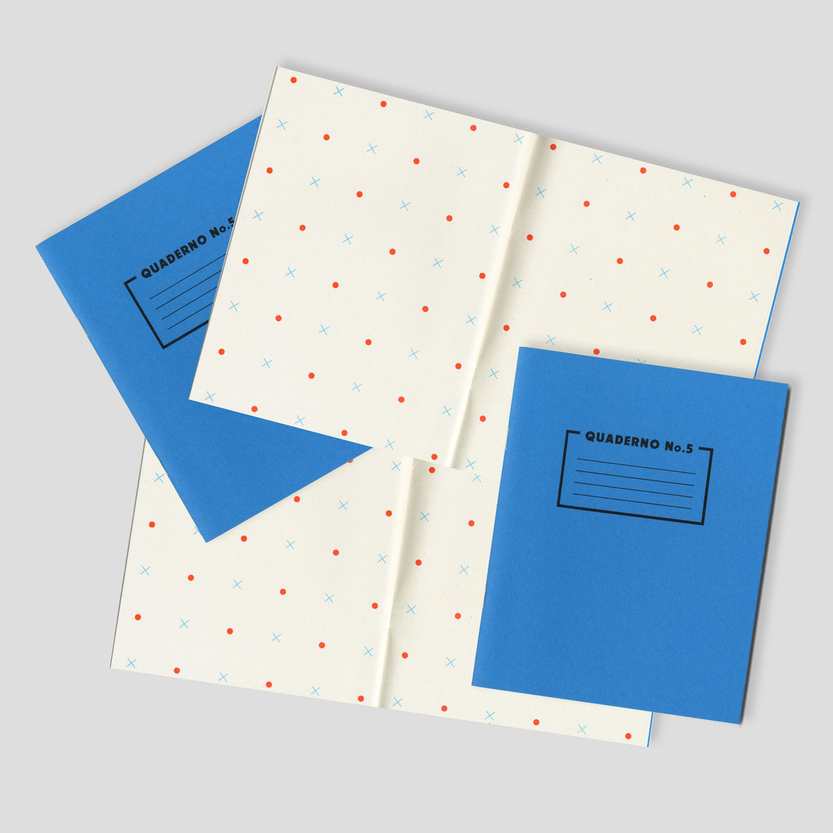 Quaderno No.5 - Bright Blue Notebook