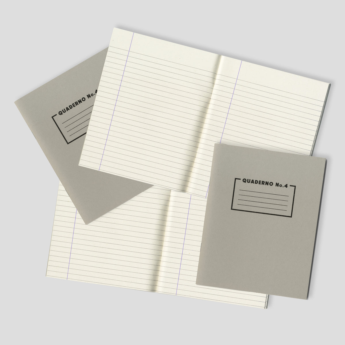 Quaderno No.4 - Ruled Lines Notebook