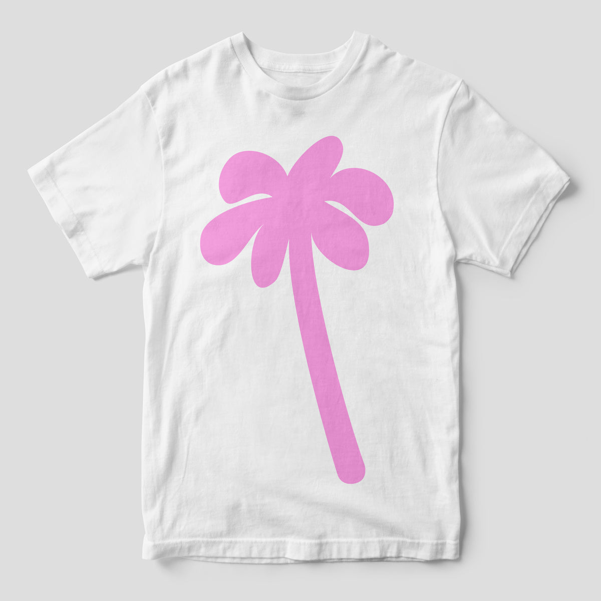 Palm - Double Sided White T-Shirt