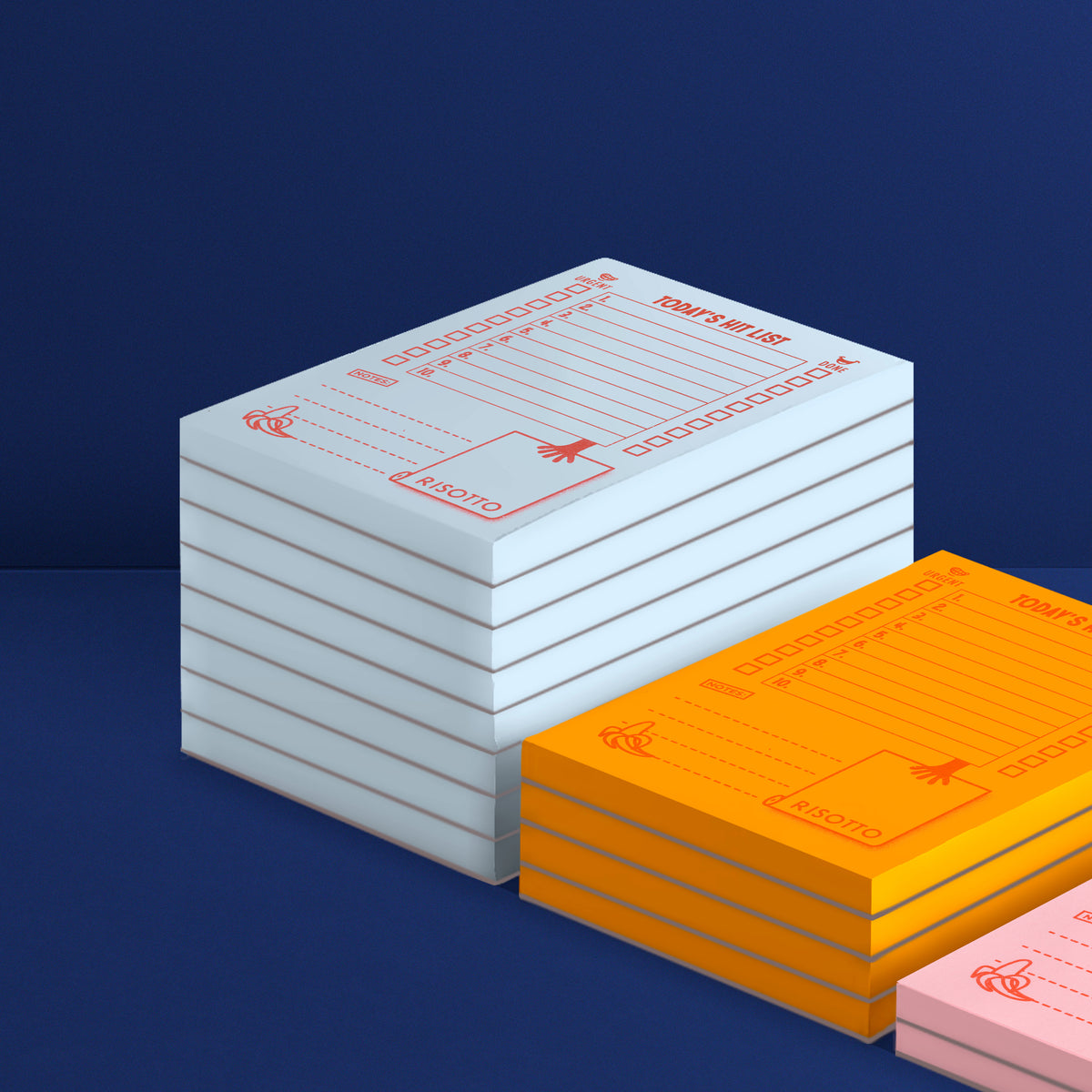Hitlist Paper Format HIT LIST: Blue | Daily To-Do List Notepad | RISOTTO