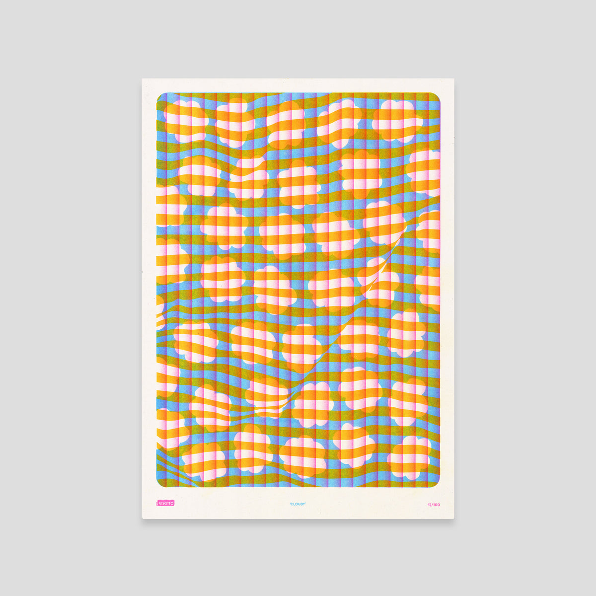 CLOUDY - Repeats Collection: Editioned A3 Print
