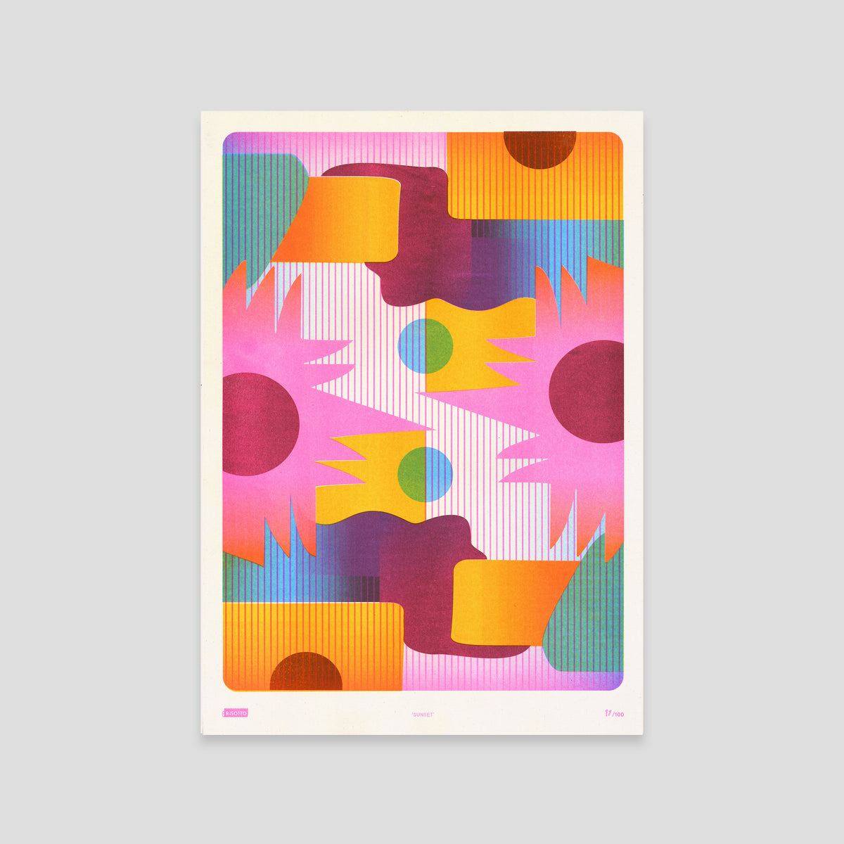 SUNSET - Repeats Collection: Editioned A3 Print