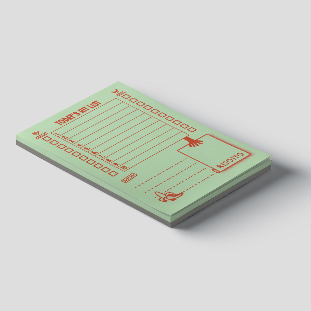 Hitlist Paper Format HIT LIST: Notepad (Pale Blue) – RISOTTO